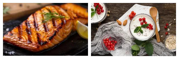 ماهی سالمون و کفیر به عنوان عذای فراسودمند